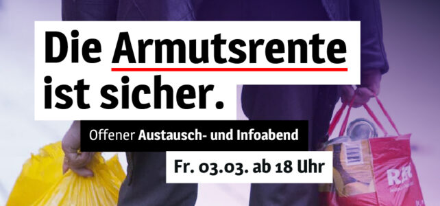 Offener Austausch- und Infoabend zum Thema Altersarmut